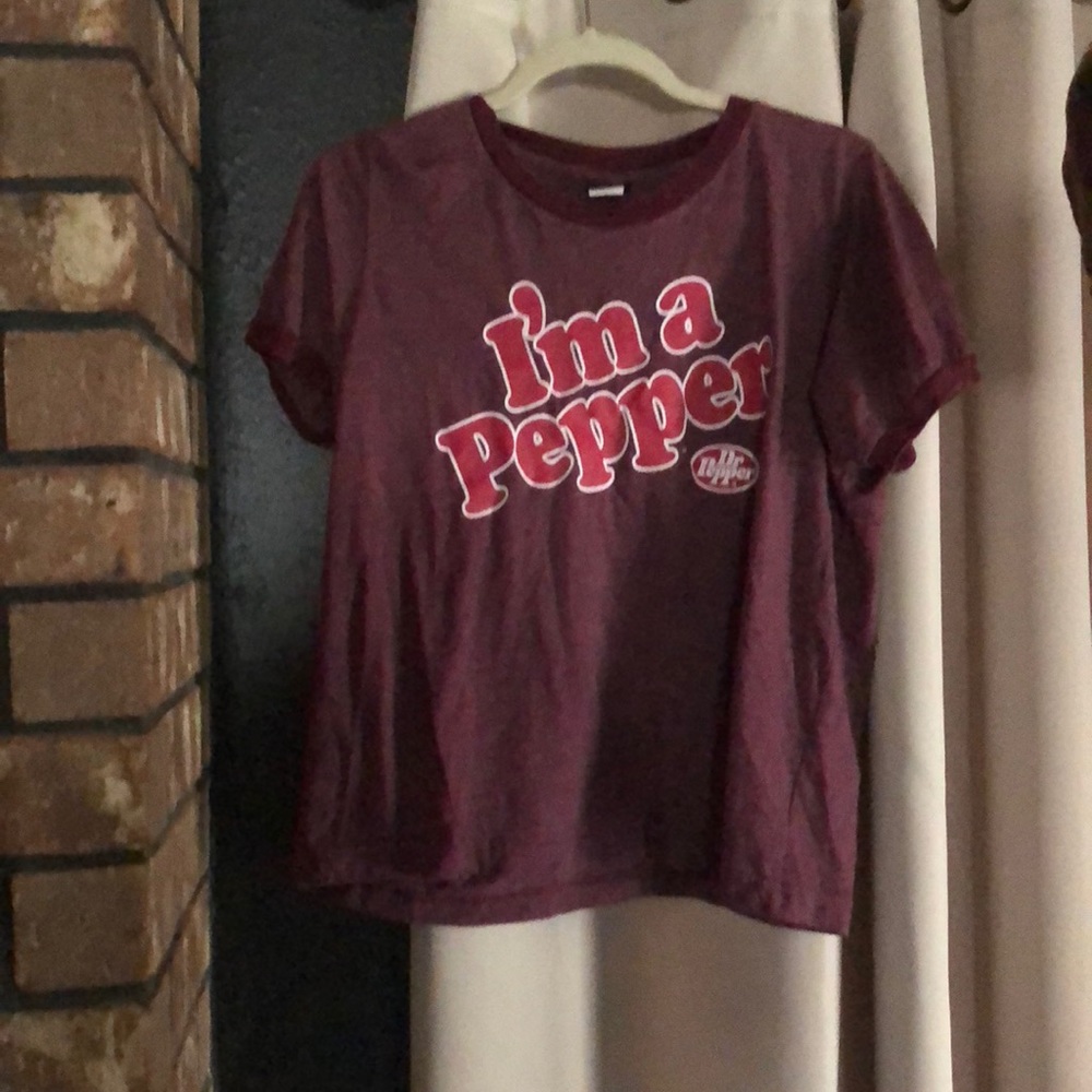 Maroon tee